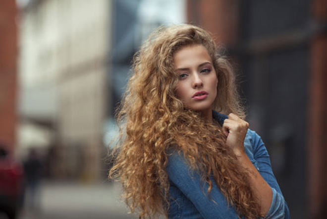 curly hair