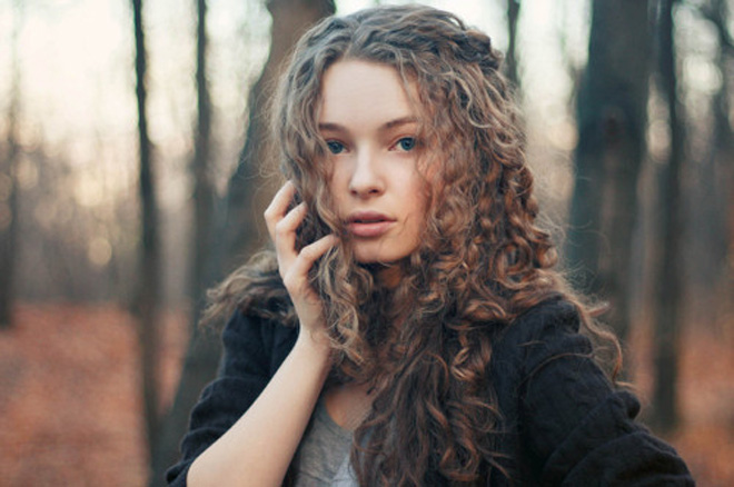 curly hair