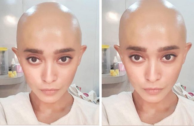 sayani-gupta-bald-look